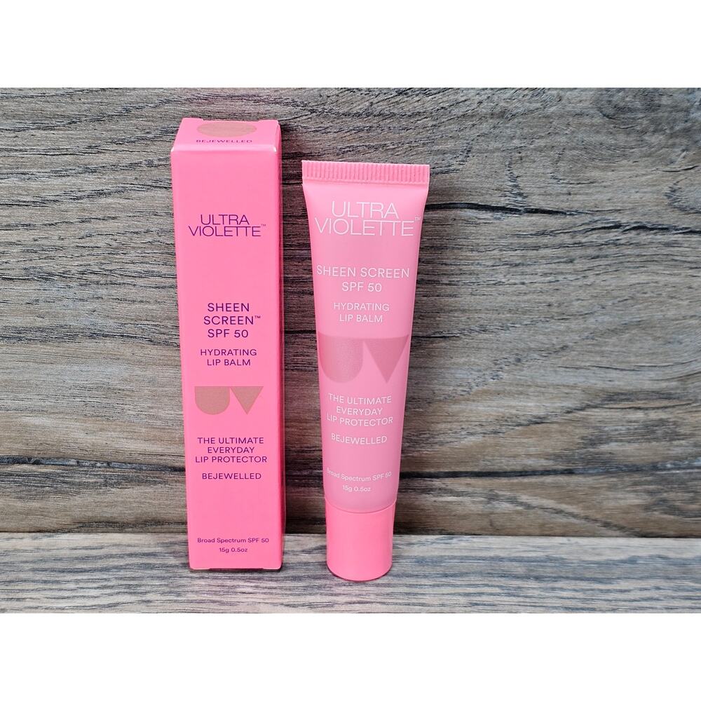 Ultra Violette Sheen Screen SPF 50 Hydrating Lip Balm Bejewelled 0.5 Oz